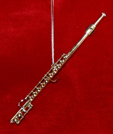 Flute Christmas Ornament Personalized by RussellRhodes.com