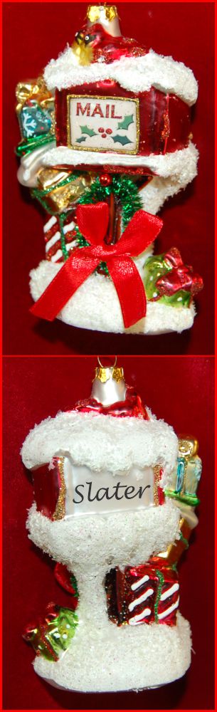 Holiday Mail Christmas Ornament Personalized by RussellRhodes.com