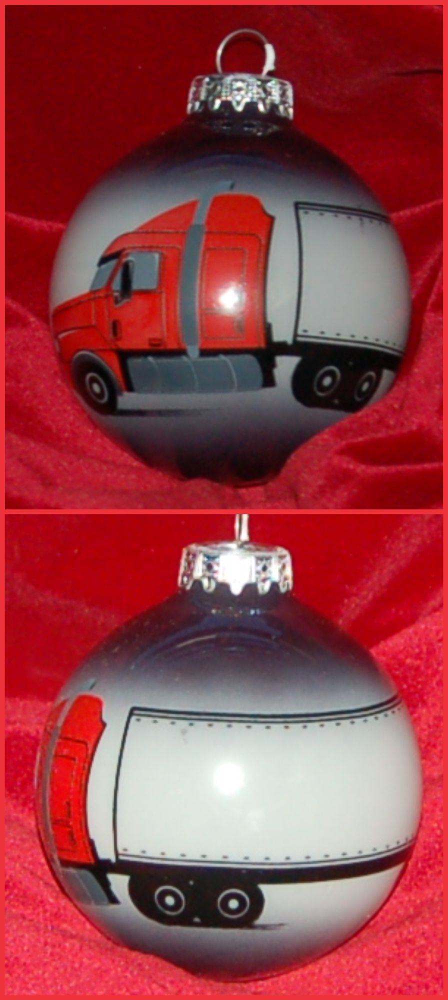 Personalized Trucker Ornaments