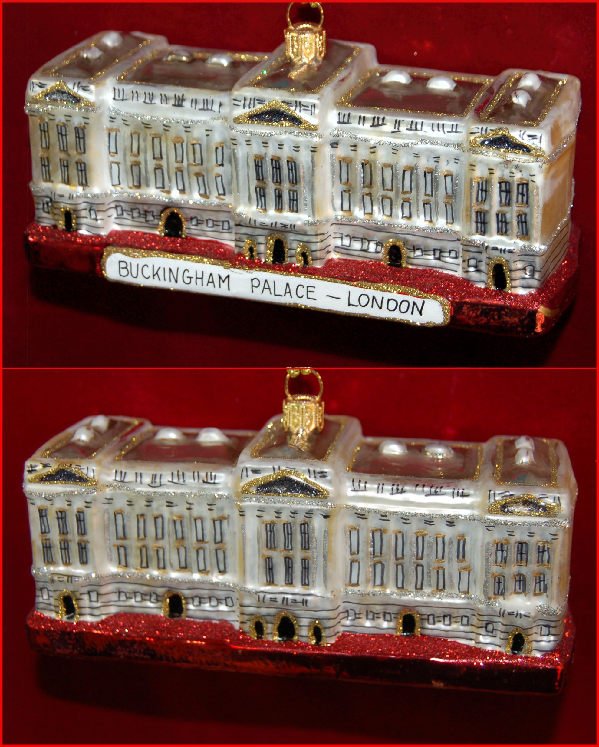 Buckingham Palace Christmas Ornament Personalized FREE by Russell Rhodes