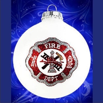 Last Alarm Fireman Memorial Christmas Ornament Personalized by RussellRhodes.com