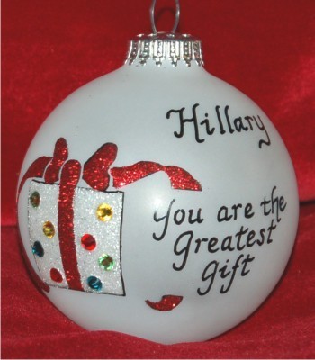 Very Special Granddaughter Christmas Ornament Personalized by Russell Rhodes