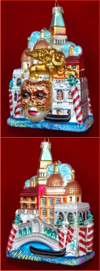 Venice the Beautiful Christmas Ornament Personalized by Russell Rhodes