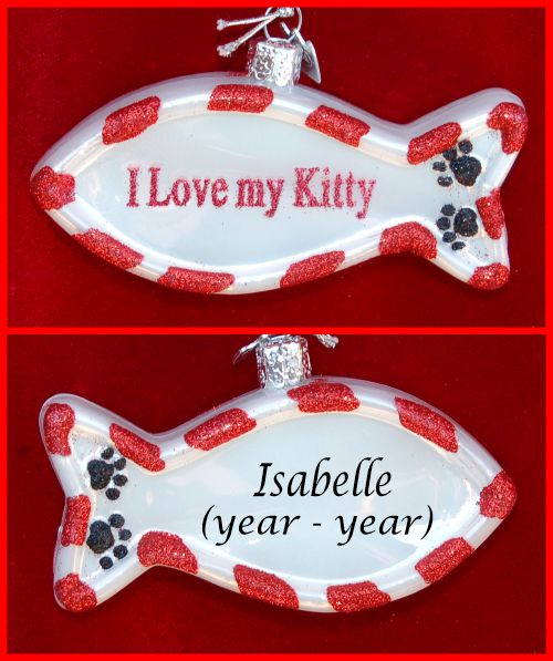Memorial for Cat Christmas Ornament Personalized by RussellRhodes.com