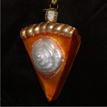 Pumpkin Pie Glass Christmas Ornament Personalized by RussellRhodes.com