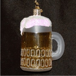 Ice Cold Beer Glass Personalized Christmas Ornament Personalized by RussellRhodes.com