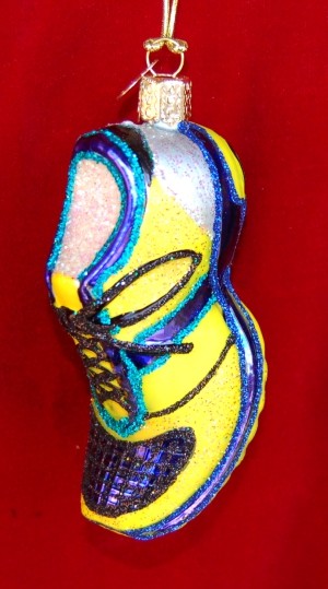 Running Shoe Christmas Ornament Personalized by RussellRhodes.com