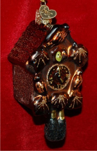 Black Forest Cuckoo Clock Christmas Ornament Personalized by RussellRhodes.com