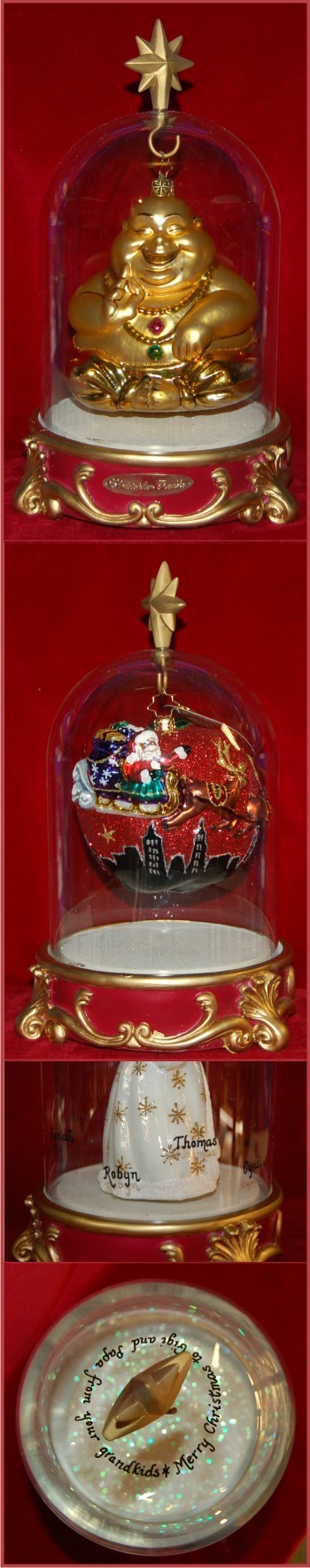 Medium Ornament Keepsake Dome - Up to 8 People Christmas Ornament Personalized by Russell Rhodes