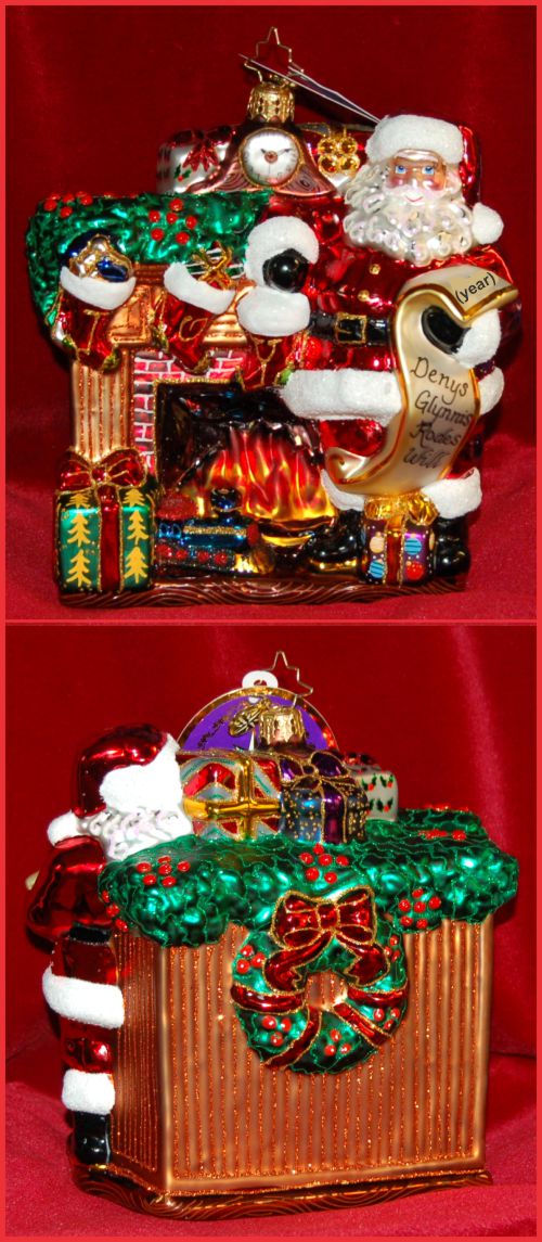 Santa's Joyful List Custom Radko Limited Edition Ornament Personalized by RussellRhodes.com