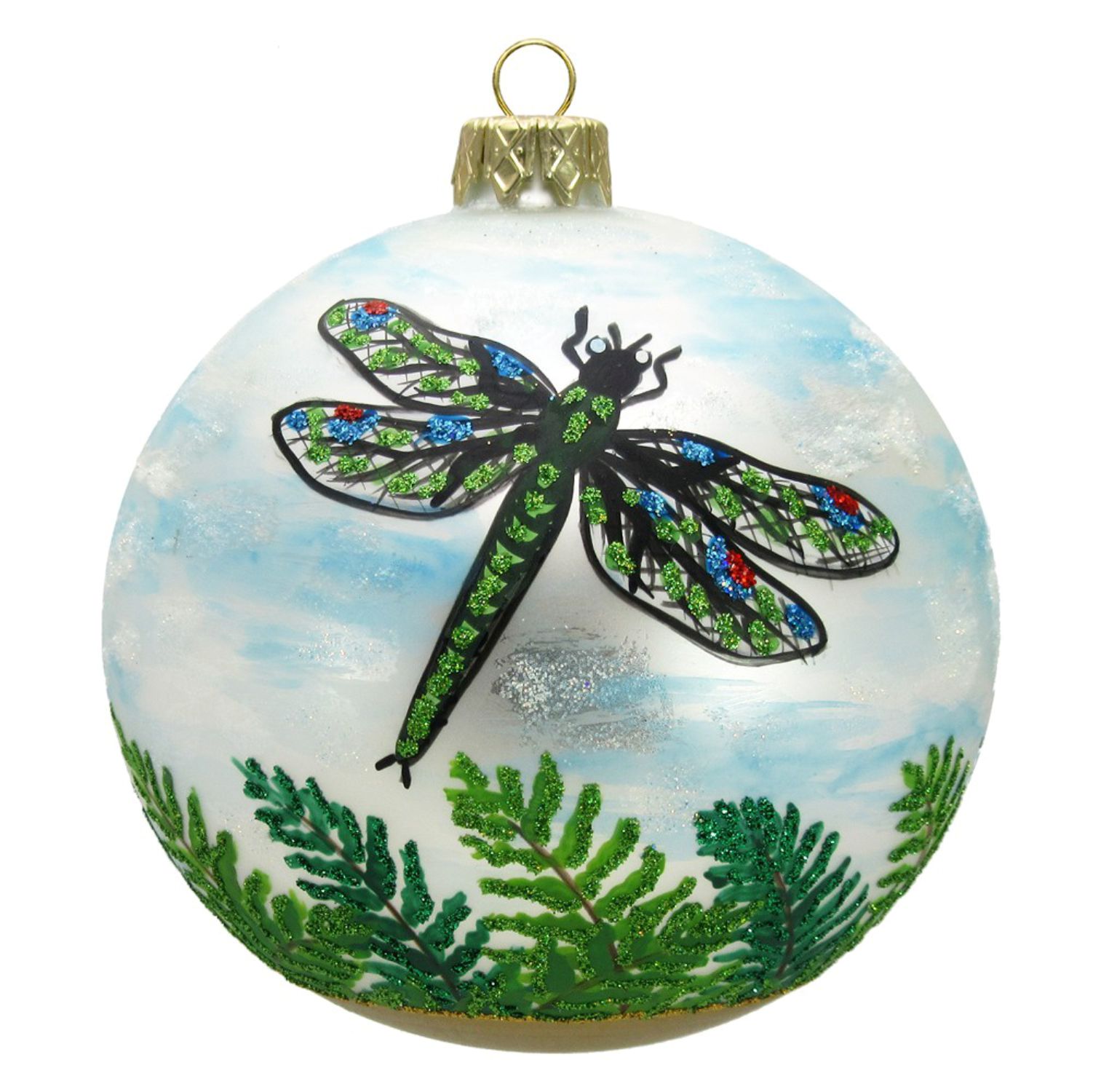 Dragonflies Christmas Ornament Symbol of Growing Wisdom Personalized by RussellRhodes.com
