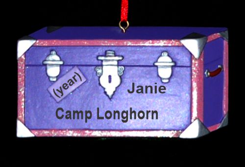 Off to Camp! Christmas Ornament Personalized by RussellRhodes.com