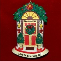 New Home for the Holidays Christmas Ornament Personalized by Russell Rhodes