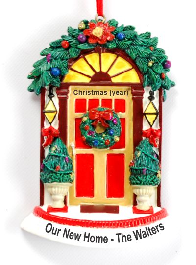 New Home for the Holidays Christmas Ornament Personalized by RussellRhodes.com