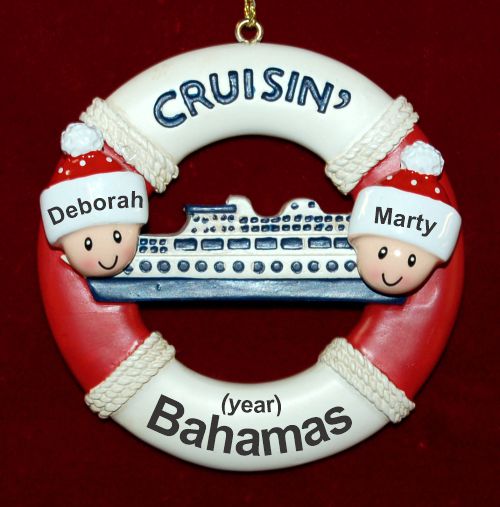 Couples Cruise Chrismas Ornament Personalized by RussellRhodes.com