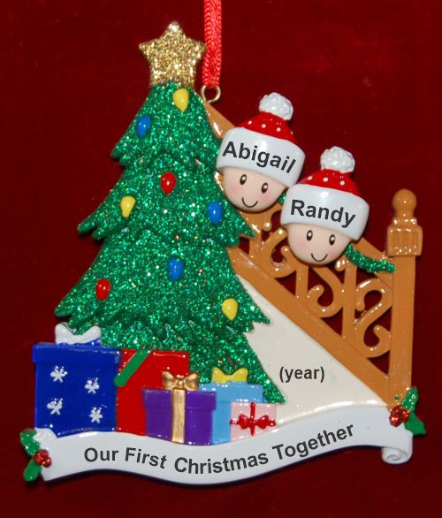 Our First Family Christmas Tree Christmas Ornament Personalized by RussellRhodes.com