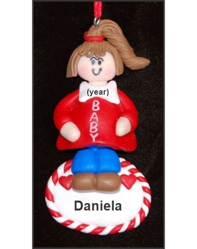 Mom to Be Expecting Christmas Ornament Personalized by RussellRhodes.com