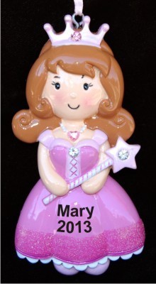 Young Our Little Princess Christmas Ornament Personalized by RussellRhodes.com