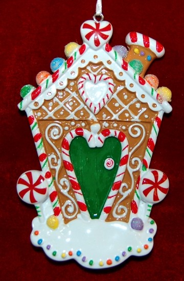 Home Christmas Ornament Gingerbread Dreams Personalized by RussellRhodes.com