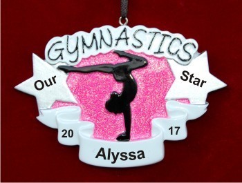 Gymnastics Fantastic Christmas Ornament Personalized by Russell Rhodes