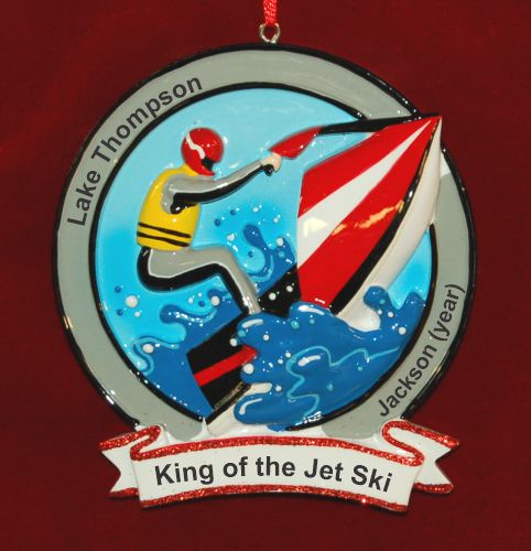 Jet Ski Christmas Ornament Memories on the Water Personalized by RussellRhodes.com