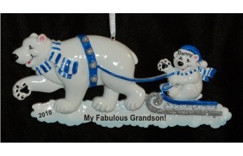 Winter Fun for One Christmas Ornament Personalized by RussellRhodes.com