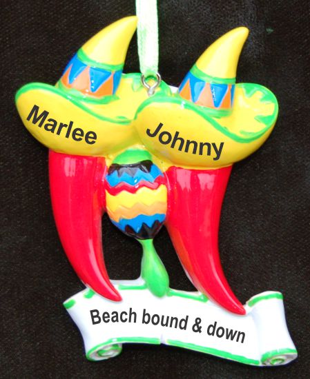 Friends Christmas Ornament Travel South of the Border Personalized by RussellRhodes.com