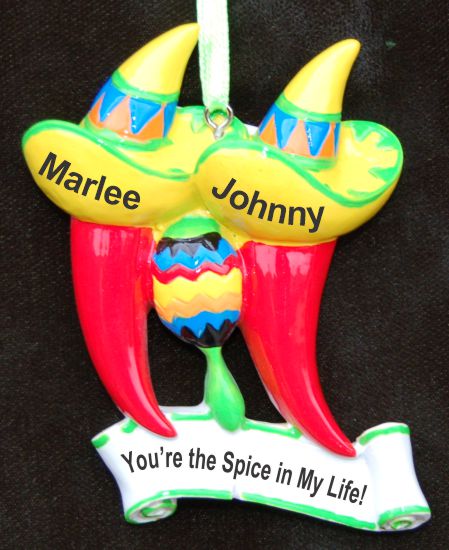 You're the Spice in My Life! Christmas Ornament Personalized by RussellRhodes.com