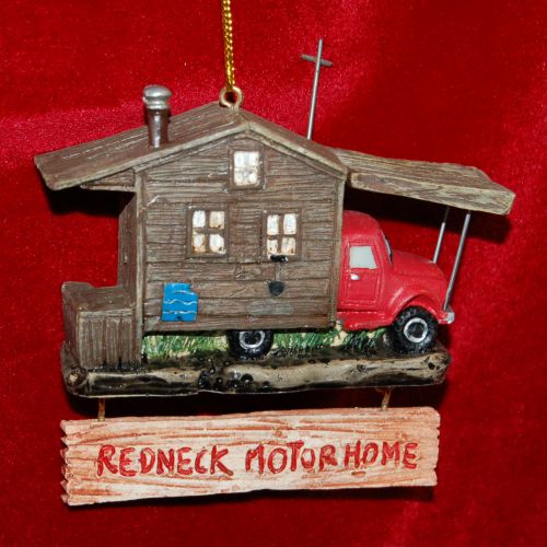 Motor Home Christmas Ornament for Rednecks Personalized by RussellRhodes.com