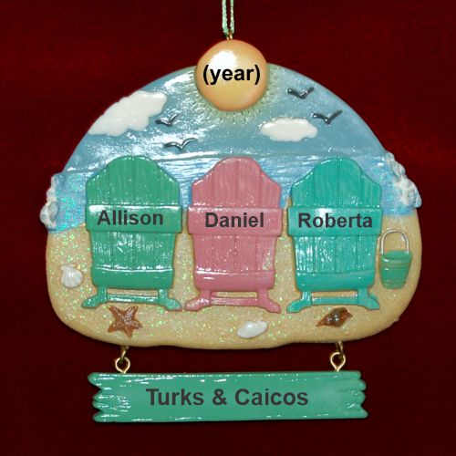 Vacation Christmas Ornament for 3 Personalized by RussellRhodes.com