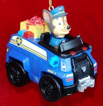 Paw Patrol Police on the Way Christmas Ornament Personalized by Russell Rhodes