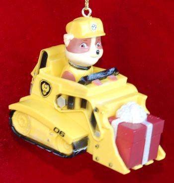 Paw Patrol We Can Construct It Christmas Ornament Personalized by Russell Rhodes