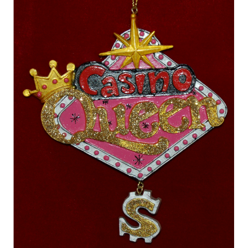 Casino Christmas Ornament Personalized by RussellRhodes.com