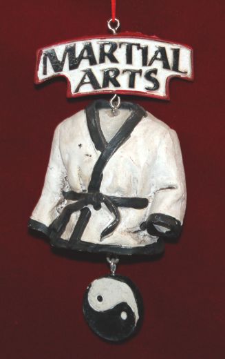 Martial Arts Attire Christmas Ornament Personalized by RussellRhodes.com