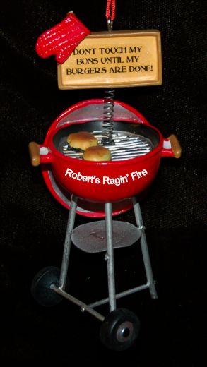 Master of the Grill Christmas Ornament Personalized by RussellRhodes.com