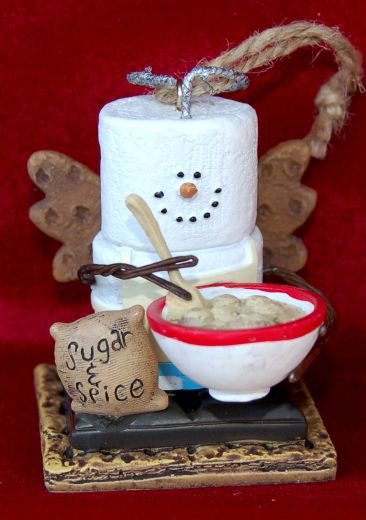 Baking Christmas Ornament S'Mores Sugar & Spice Personalized by RussellRhodes.com