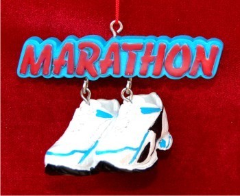 Marathon Christmas Ornament Personalized by RussellRhodes.com
