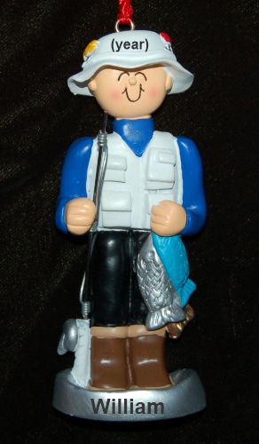 Our 'Lil Fisherman Christmas Ornament Personalized by RussellRhodes.com