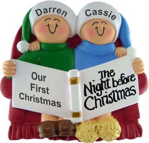 Our First Christmas  Ornament Night Before Xmas Personalized by RussellRhodes.com