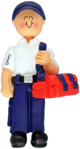 EMT Christmas Ornament Male Personalized by RussellRhodes.com