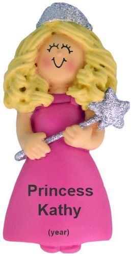 Modern Princess Christmas Ornament Blond Female Personalized by RussellRhodes.com