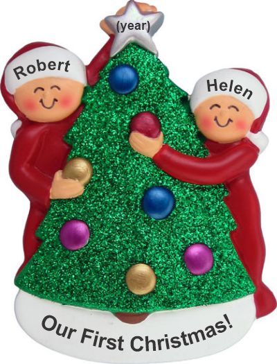 Our First Tree Christmas Ornament Personalized by RussellRhodes.com