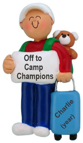 Kids Christmas Ornament Travel Male Personalized by RussellRhodes.com