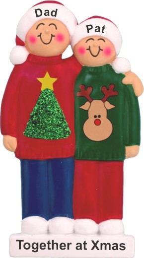 Single Dad Christmas Ornament Dressed to Impress Personalized by RussellRhodes.com