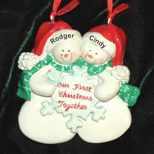 Our First Christmas Married Ornament in Love Personalized by RussellRhodes.com