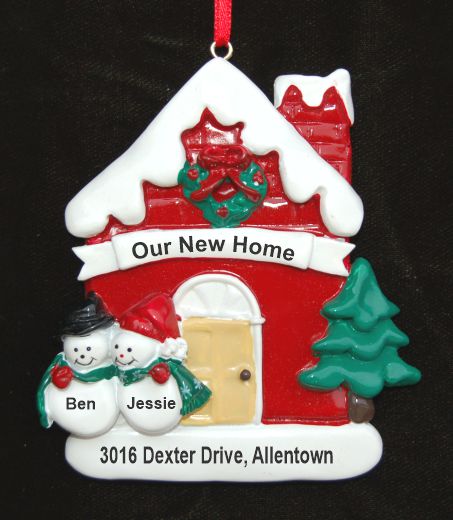 New Home Christmas Ornament for Couple Personalized by RussellRhodes.com