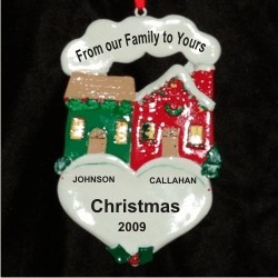 Good Neighbors Christmas Ornament Personalized by Russell Rhodes