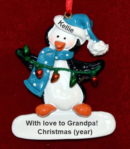 Grandpa Christmas Ornament Personalized by RussellRhodes.com