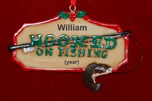 Fishing Christmas Ornament Personalized by RussellRhodes.com