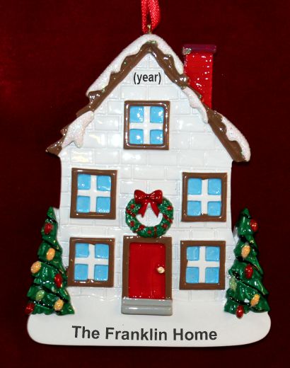 Family Home Christmas Ornament Personalized by RussellRhodes.com